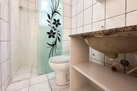 Banheiro Social de apartamento à venda com 2 quartos, 56m² em Bairro dos Casa, São Bernardo do Campo