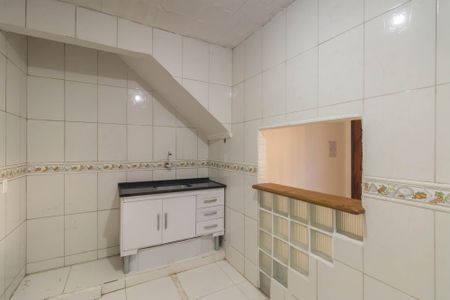 Cozinha e Área de Serviço de casa para alugar com 1 quarto, 32m² em Tribobó, São Gonçalo