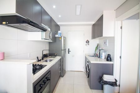 Cozinha de apartamento para alugar com 1 quarto, 29m² em Vila das Belezas, São Paulo