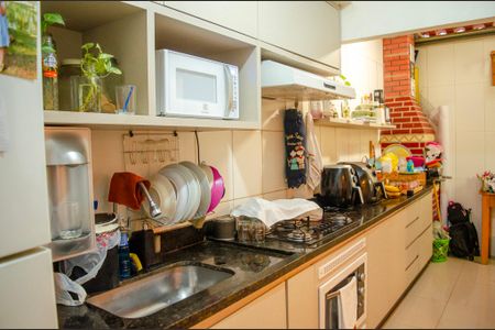 Cozinha de casa de condomínio à venda com 3 quartos, 78m² em Setor Marechal Rondon, Goiânia