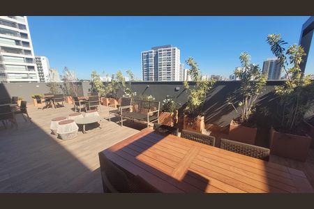 Studio para alugar com 29m², 1 quarto e sem vaga Studio para alugar com 29m², 1 quarto e sem vagaÁrea comum - Churrasqueira