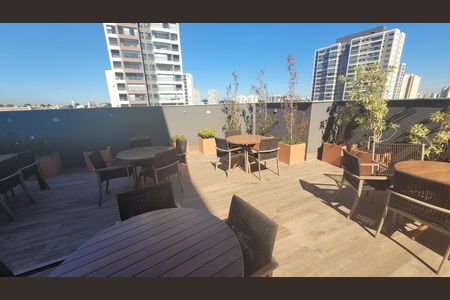Studio para alugar com 29m², 1 quarto e sem vaga Studio para alugar com 29m², 1 quarto e sem vagaÁrea comum - Churrasqueira