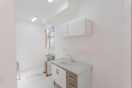 Cozinha de apartamento à venda com 2 quartos, 39m² em Jardim Rossin, Campinas
