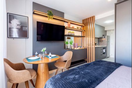 Apartamento à venda com 26m², 1 quarto e 1 vaga Apartamento à venda com 26m², 1 quarto e 1 vagaSala / Quarto