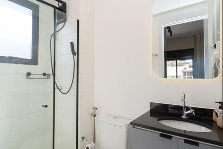 Apartamento para alugar com 25m², 1 quarto e sem vaga Apartamento para alugar com 25m², 1 quarto e sem vagaBanheiro da Suíte