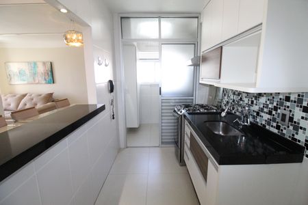 Cozinha de apartamento para alugar com 2 quartos, 56m² em Parque Industrial, São José dos Campos
