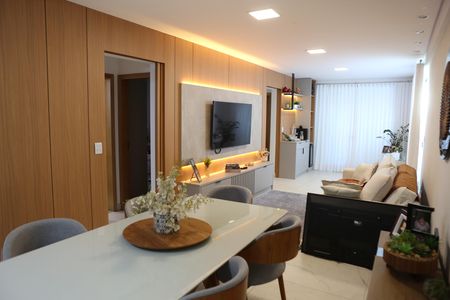 Sala de apartamento à venda com 3 quartos, 180m² em Riacho das Pedras, Contagem