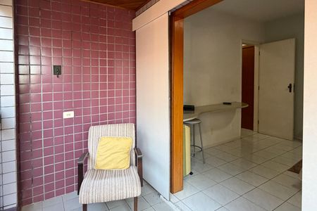 Varanda do Quarto  de apartamento para alugar com 1 quarto, 70m² em Aparecida, Santos