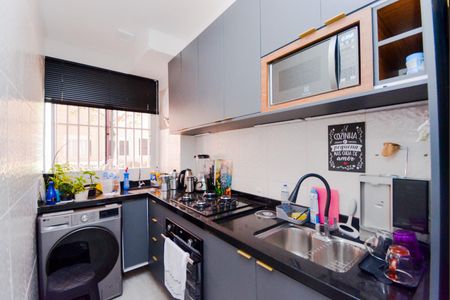 Cozinha de apartamento para alugar com 1 quarto, 42m² em Jardim Iv Centenario, Guarulhos