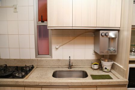 Apartamento à venda com 87m², 2 quartos e 1 vagaDetalhe da cozinha