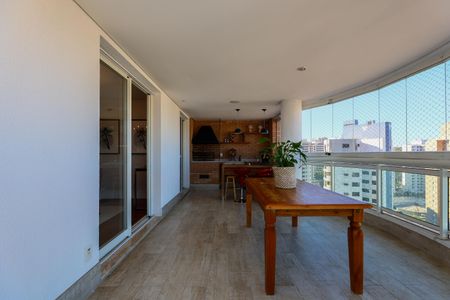 Varanda da Sala de apartamento para alugar com 4 quartos, 370m² em Vila Andrade, São Paulo