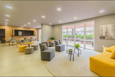 Studio para alugar com 32m², 1 quarto e 1 vaga Studio para alugar com 32m², 1 quarto e 1 vagaÁrea comum - Salão de festas