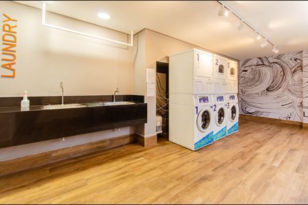 Studio para alugar com 32m², 1 quarto e 1 vaga Studio para alugar com 32m², 1 quarto e 1 vagaÁrea comum - Lavanderia