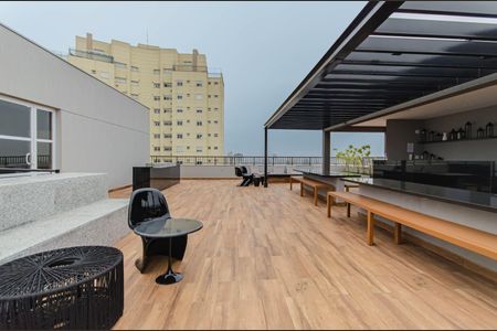 Área comum - Rooftop de kitnet/studio para alugar com 1 quarto, 32m² em Vila Mariana, São Paulo