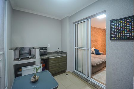 Varanda gourmet de apartamento à venda com 3 quartos, 80m² em Rudge Ramos, São Bernardo do Campo