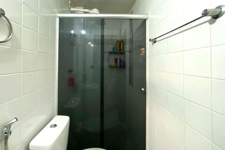 Banheiro de apartamento à venda com 2 quartos, 50m² em Sagrada Família, Belo Horizonte