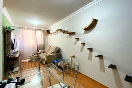 Sala de apartamento à venda com 2 quartos, 50m² em Sagrada Família, Belo Horizonte