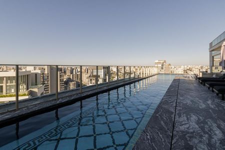 Área comum - Piscina de kitnet/studio à venda com 1 quarto, 31m² em Indianópolis, São Paulo