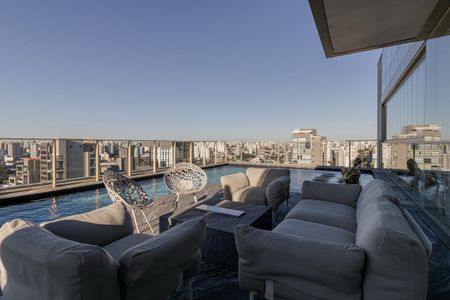 Área comum - Piscina de kitnet/studio à venda com 1 quarto, 31m² em Indianópolis, São Paulo