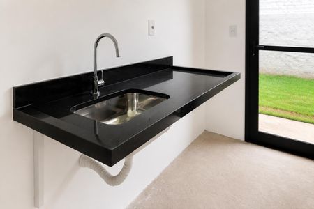 Cozinha de casa de condomínio à venda com 2 quartos, 89m² em Medeiros, Jundiaí