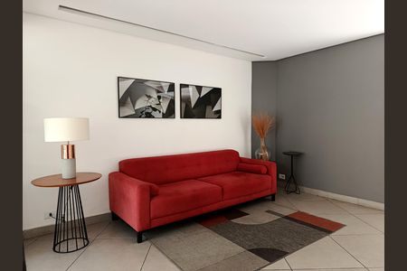 Apartamento à venda com 28m², 1 quarto e 1 vaga Apartamento à venda com 28m², 1 quarto e 1 vagaHall social