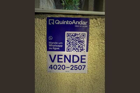Placa Quinto Andar de apartamento à venda com 2 quartos, 60m² em Parque Fongaro, São Paulo