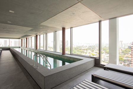 Área comum de kitnet/studio à venda com 1 quarto, 73m² em Indianópolis, São Paulo