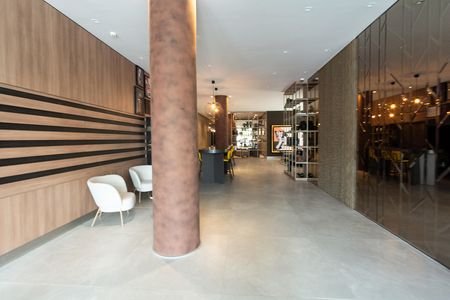Área comum de kitnet/studio à venda com 1 quarto, 73m² em Indianópolis, São Paulo