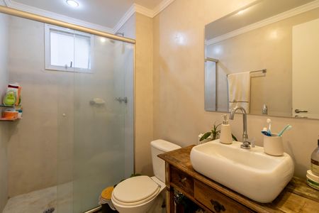 Banheiro de apartamento para alugar com 2 quartos, 48m² em Jardim Testae, Guarulhos