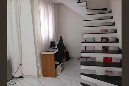 Sala de apartamento à venda com 2 quartos, 110m² em Parque Novo Oratório, Santo André