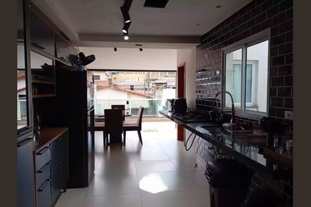Cozinha de apartamento à venda com 2 quartos, 110m² em Parque Novo Oratório, Santo André