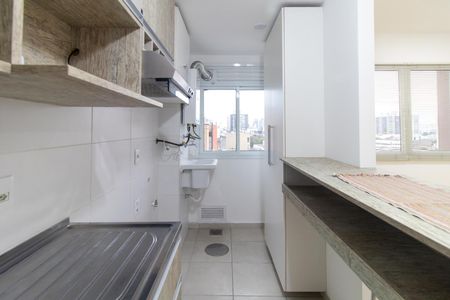 Cozinha de apartamento para alugar com 2 quartos, 55m² em Azenha, Porto Alegre