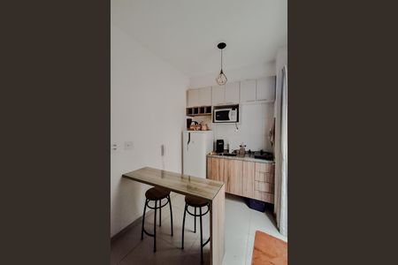 Cozinha de kitnet/studio para alugar com 1 quarto, 31m² em Sé, São Paulo
