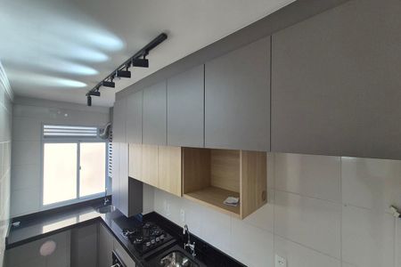 Cozinha de apartamento para alugar com 2 quartos, 47m² em Vila Satúrnia, Campinas