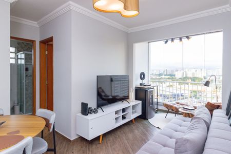 Sala de apartamento à venda com 2 quartos, 49m² em Vila Arcadia, São Paulo