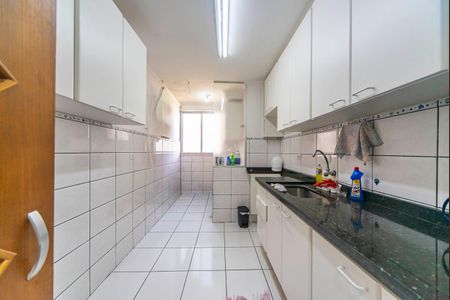 Cozinha  de apartamento à venda com 2 quartos, 55m² em Jardim do Estádio, Santo André