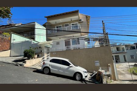 Fachada de casa de condomínio à venda com 3 quartos, 95m² em Freguesia (ilha do Governador), Rio de Janeiro