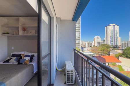 Varanda de kitnet/studio para alugar com 1 quarto, 25m² em Vila Mariana, São Paulo