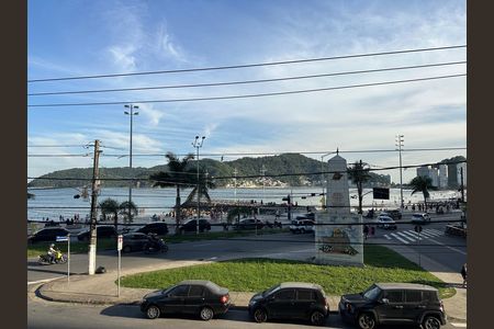 Vista da Sala de apartamento para alugar com 2 quartos, 90m² em Centro, São Vicente