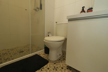 Banheiro de kitnet/studio à venda com 1 quarto, 34m² em Ipiranga, São Paulo