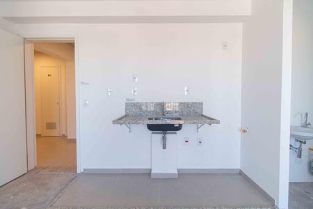 Studio à venda com 36m², 2 quartos e 1 vaga Studio à venda com 36m², 2 quartos e 1 vagaDetalhe da cozinha