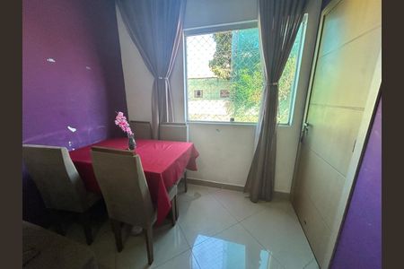 Sala de apartamento à venda com 2 quartos, 55m² em São Benedito, Belo Horizonte