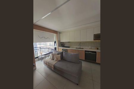 Cozinha de apartamento à venda com 1 quarto, 39m² em Cidade Jardim, São Paulo