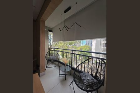 Varanda de apartamento à venda com 1 quarto, 39m² em Cidade Jardim, São Paulo