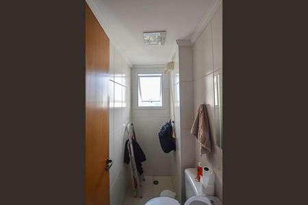 Banheiro de serviço de apartamento à venda com 4 quartos, 203m² em Jardim do Mar, São Bernardo do Campo