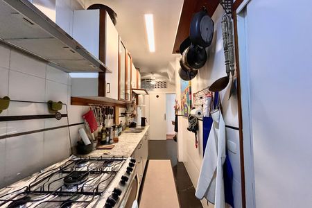 Cozinha  de apartamento à venda com 1 quarto, 68m² em Jardim Botânico, Rio de Janeiro