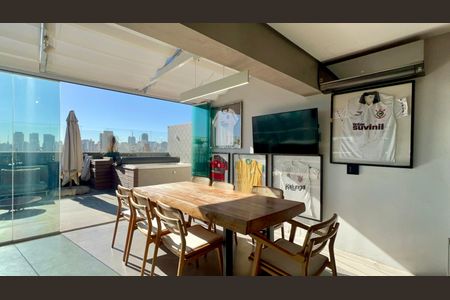 Varanda Gourmet de apartamento à venda com 3 quartos, 200m² em Pinheiros, São Paulo