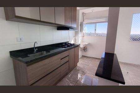 Cozinha de apartamento para alugar com 2 quartos, 49m² em Jardim Saude, Suzano