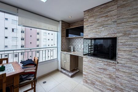 Varanda da Sala de apartamento à venda com 3 quartos, 129m² em Vila Bertioga, São Paulo