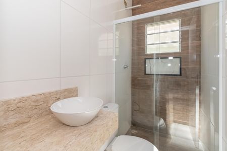 Banheiro da Suíte  de casa à venda com 2 quartos, 60m² em Parque Bandeirantes I (nova Veneza), Sumaré